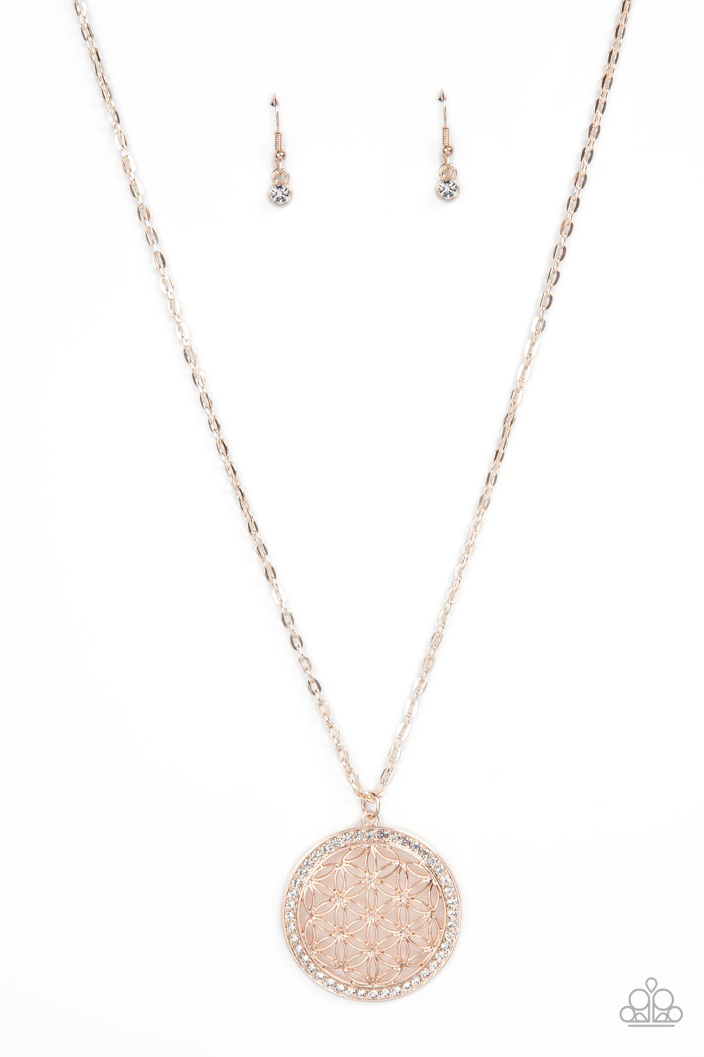Paparazzi Necklaces - Tearoom Twinkle - Rose Gold