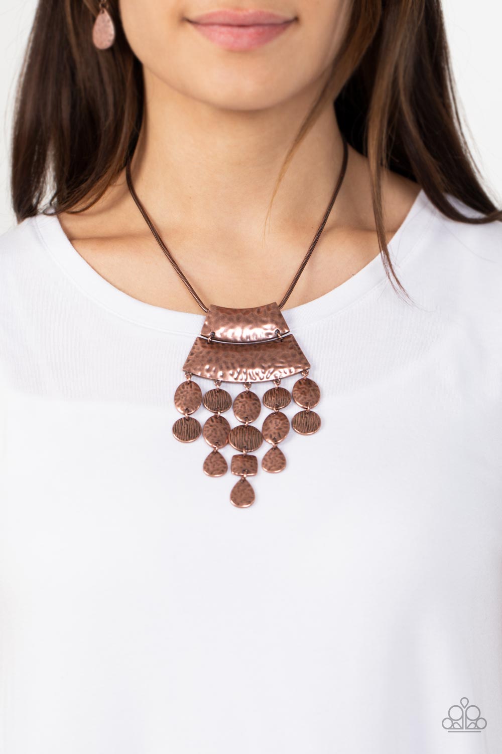 Paparazzi Necklaces - Totem Trek - Copper