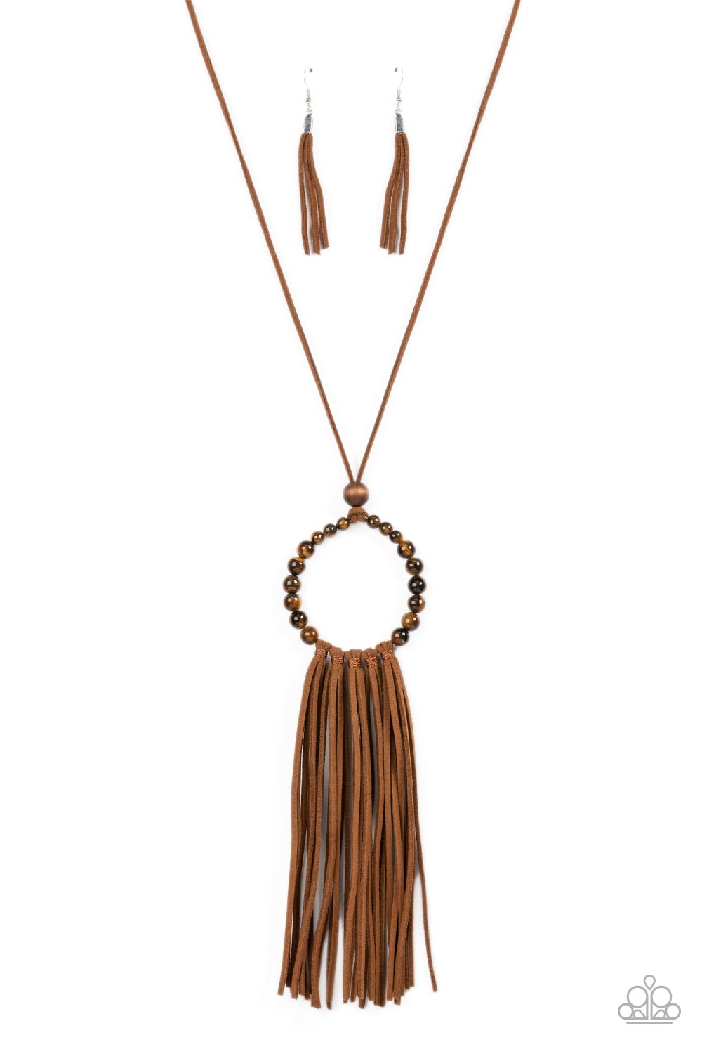 Paparazzi Necklaces - Namaste Mama - Brown