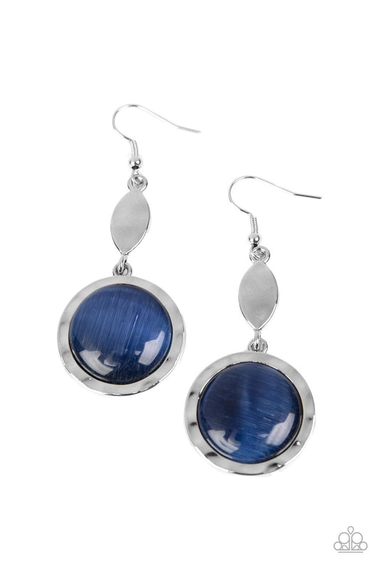 Paparazzi Earrings - Magically Magnificent - Blue