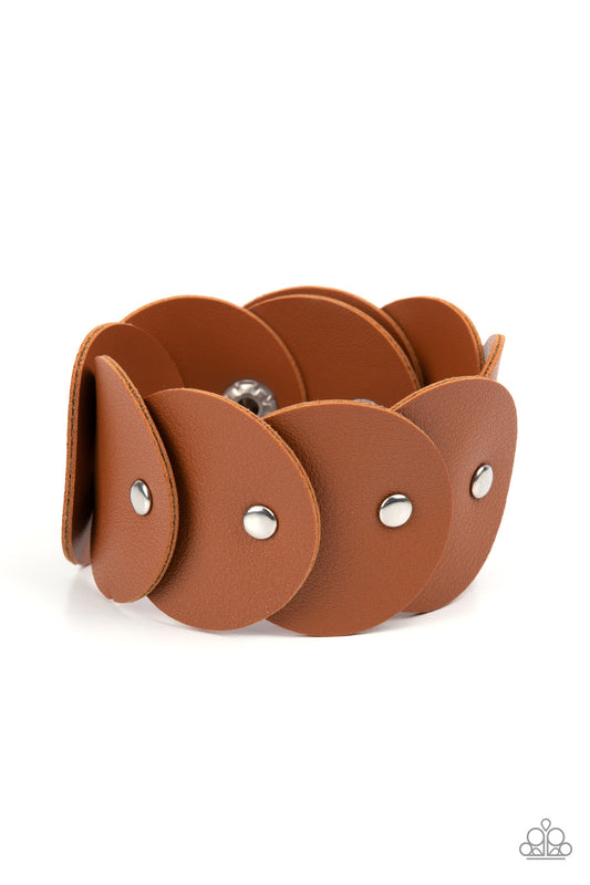 Paparazzi Urban Collection - Rhapsodic Roundup - Brown Wrap