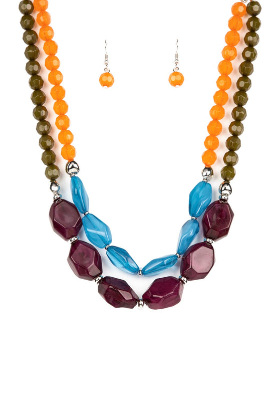 Paparazzi Necklaces - Tropical Trove - Purple