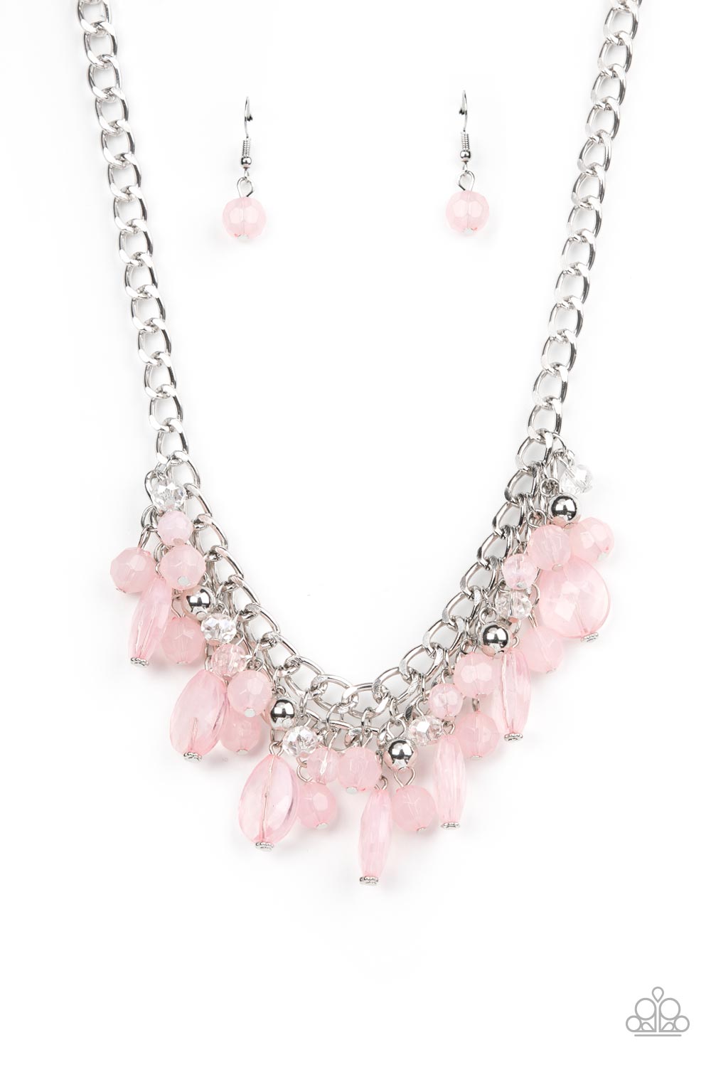 Paparazzi Necklaces - Beachside Dance -Pink