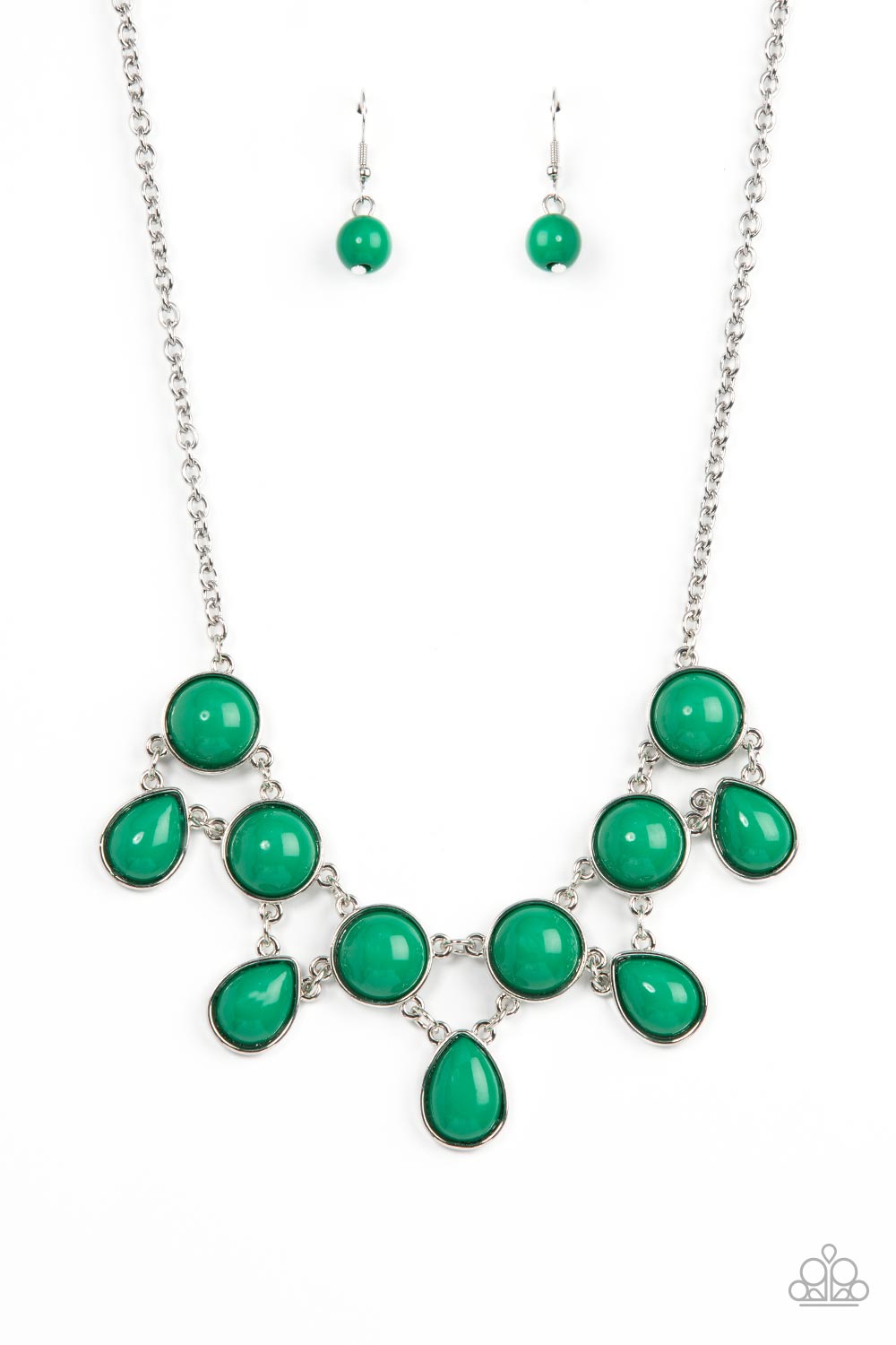 Paparazzi Necklaces - Very Valley Girl - Green