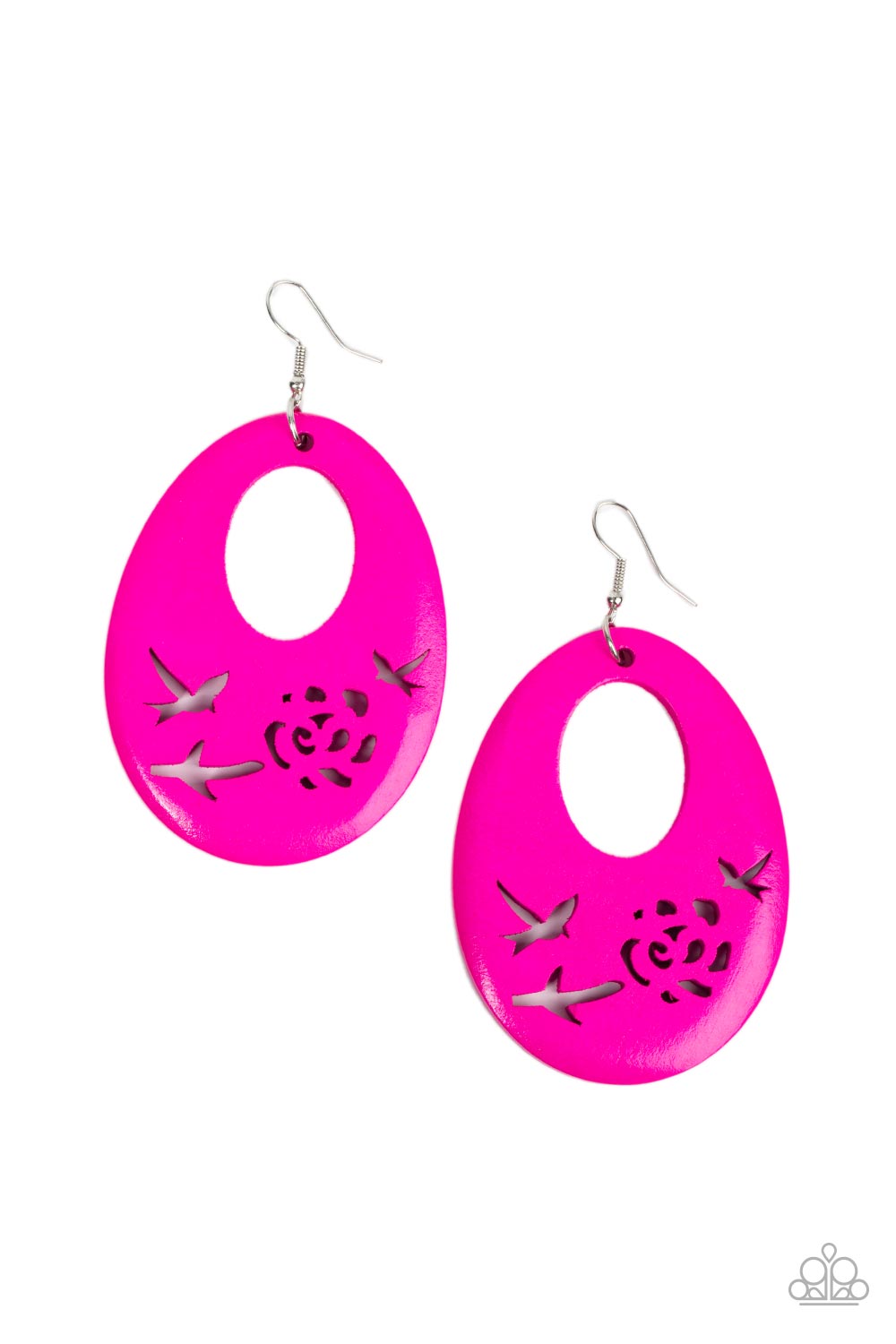 Paparazzi Earrings - Home Tweet Home - Pink