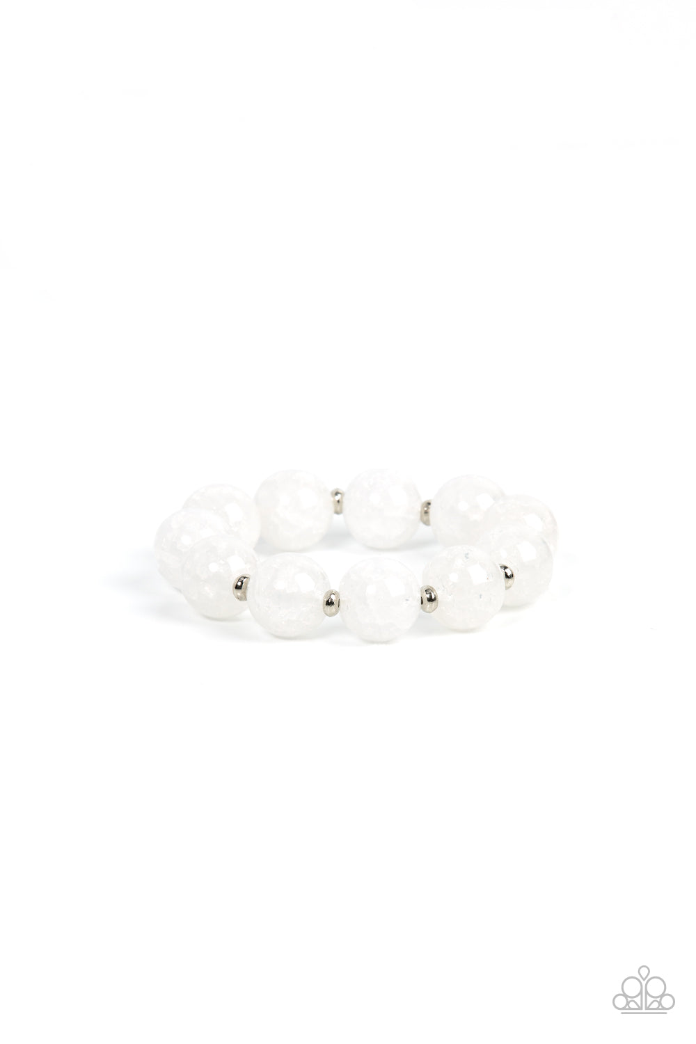 Paparazzi Bracelets - Arctic Affluence - White