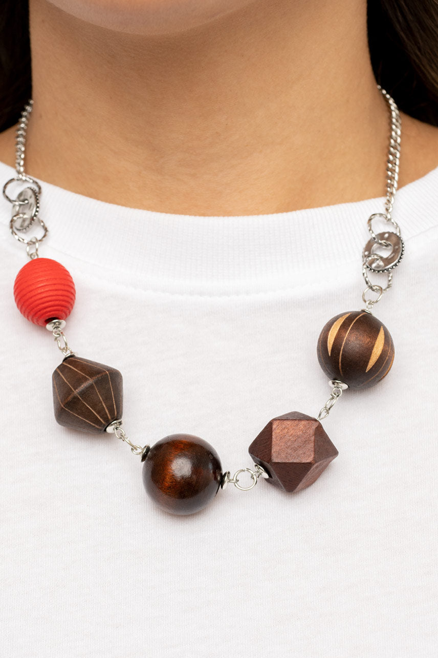 Paparazzi Necklaces - Eco Extravaganza - Red