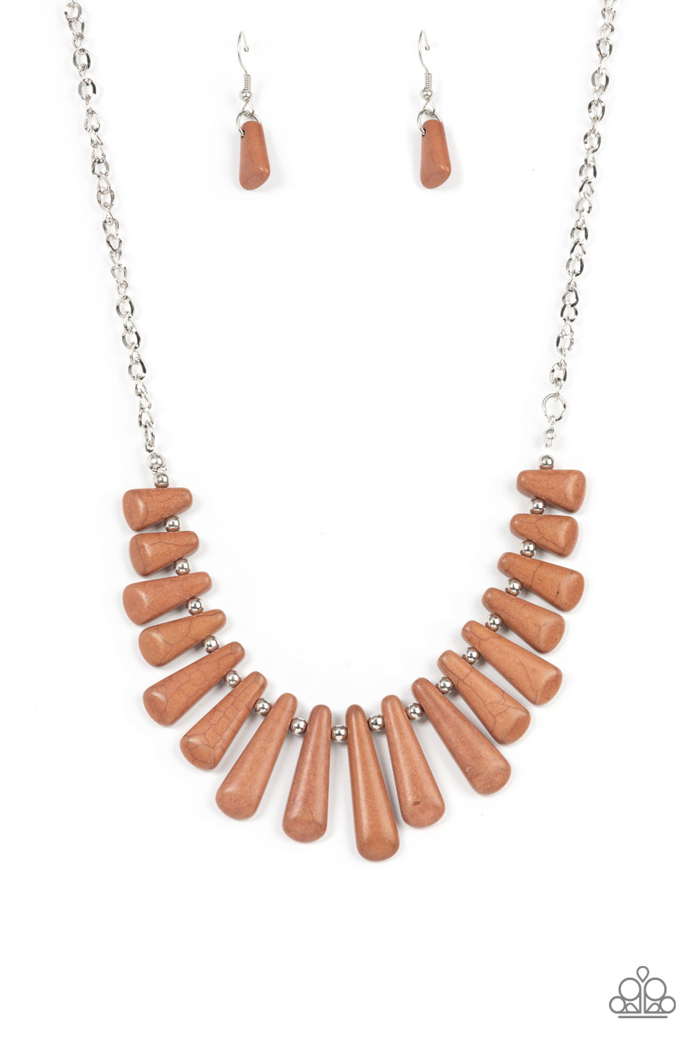 Paparazzi Necklaces - Mojave Empress - Brown