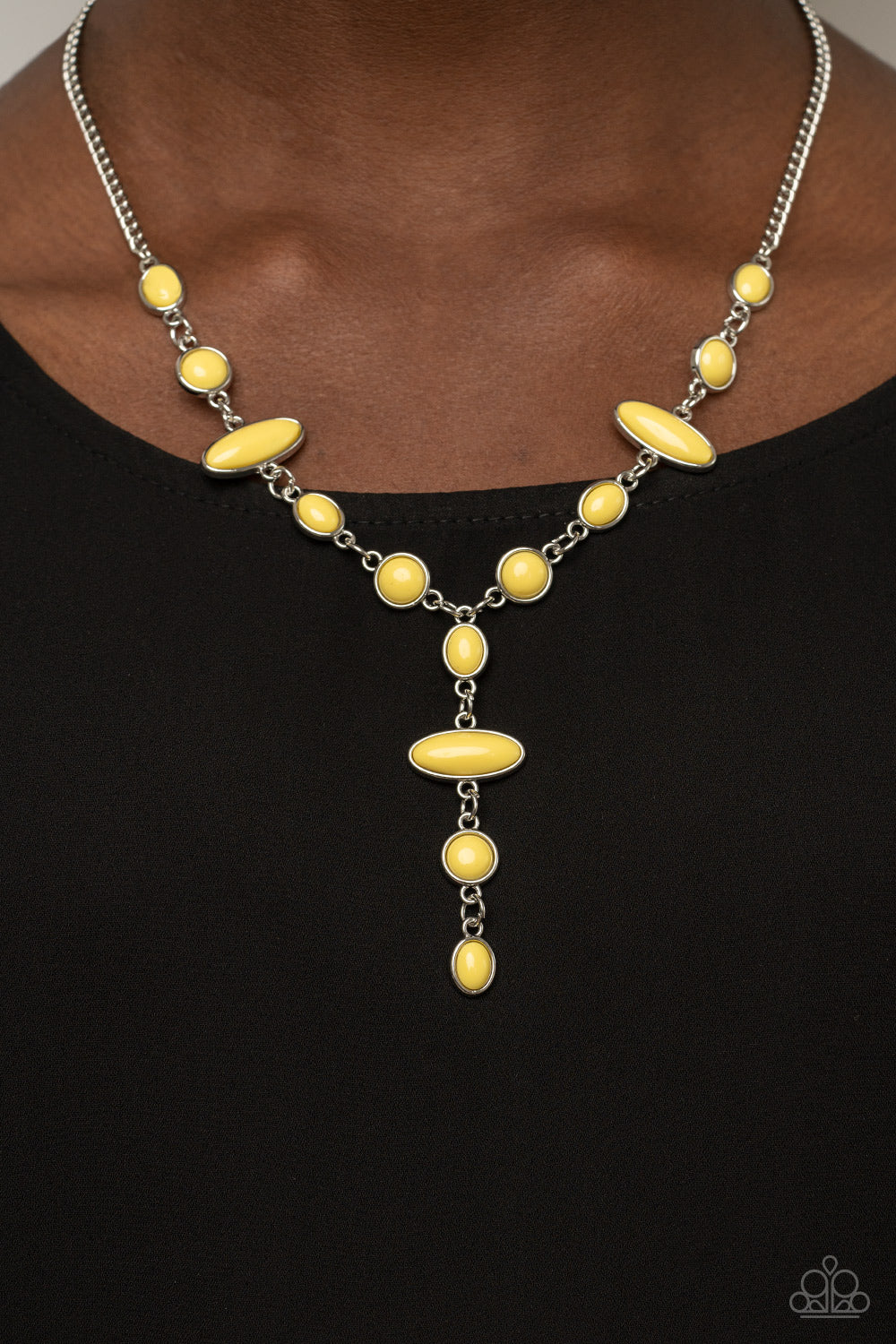 Paparazzi Necklaces - Authentically Adventurous - Yellow
