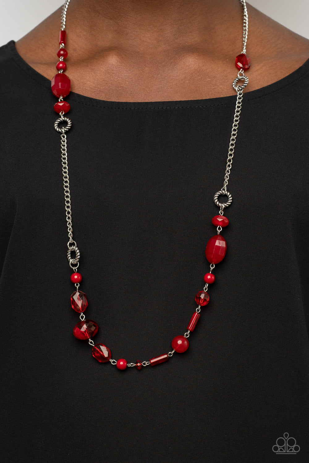 Paparazzi Necklaces - Craveable Color - Red