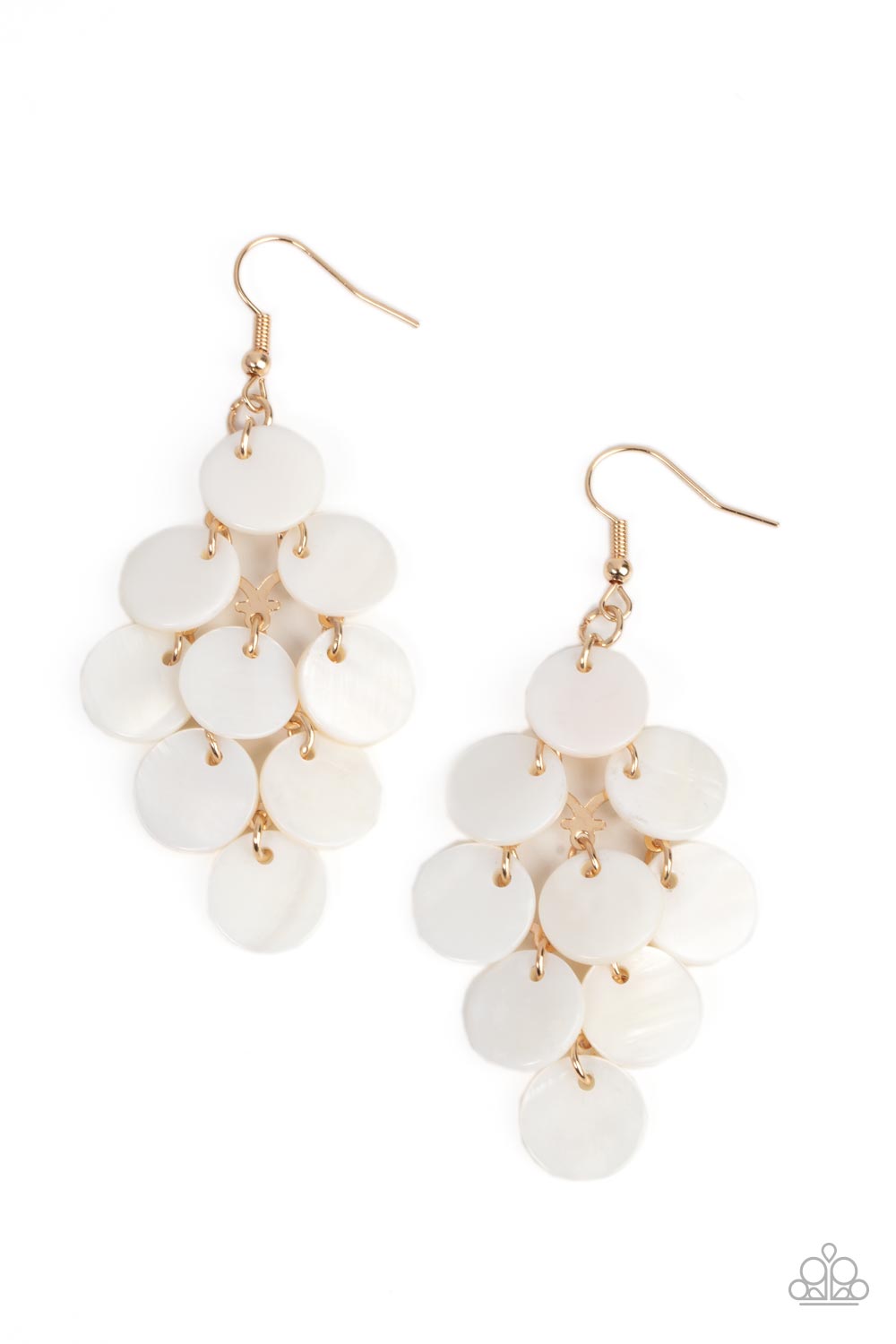 Paparazzi Earrings - Tropical Tryst - Gold