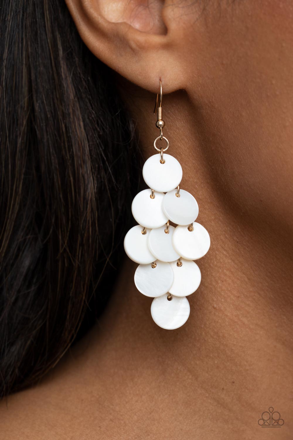 Paparazzi Earrings - Tropical Tryst - Gold