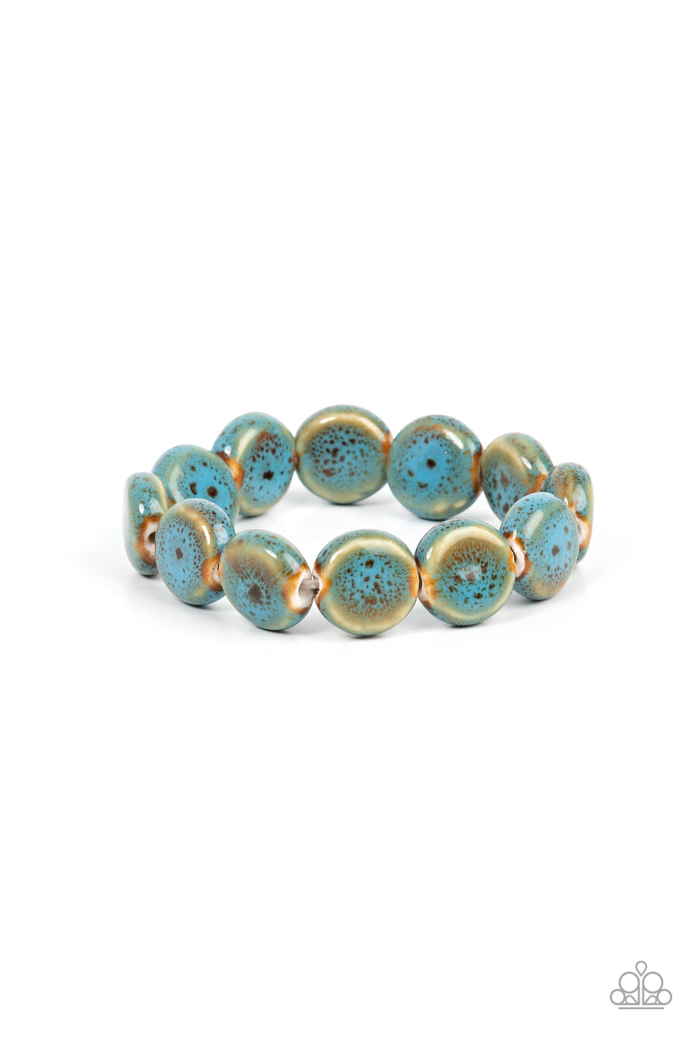 Paparazzi Bracelets - Earthy Entrada - Blue