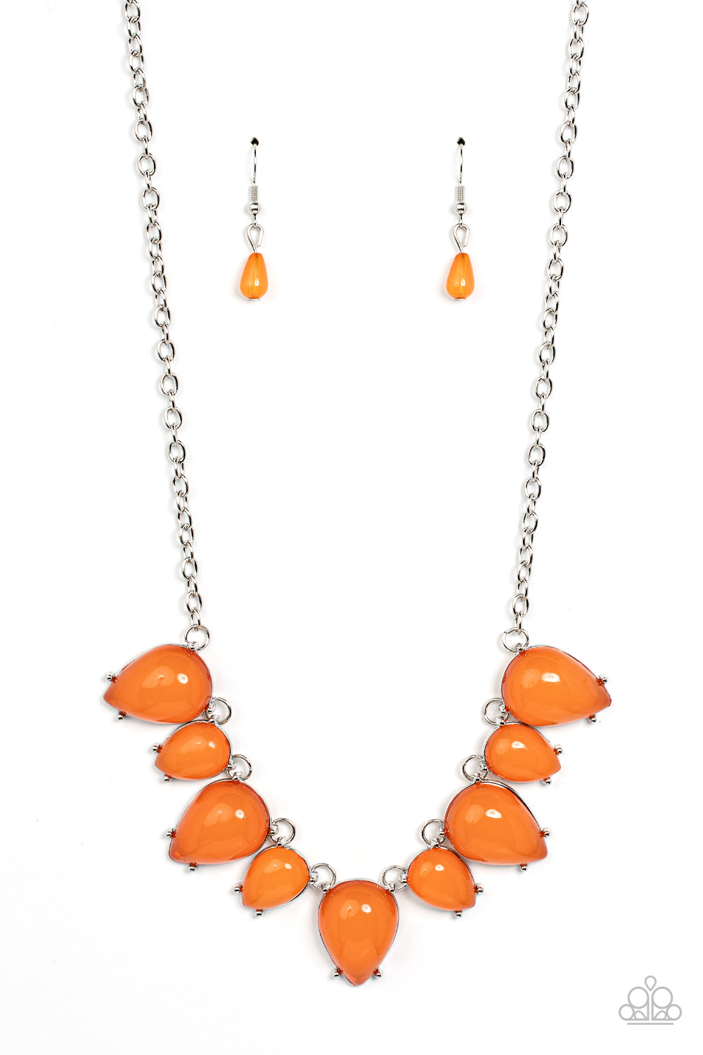 Paparazzi Necklaces - Pampered Poolside - Orange