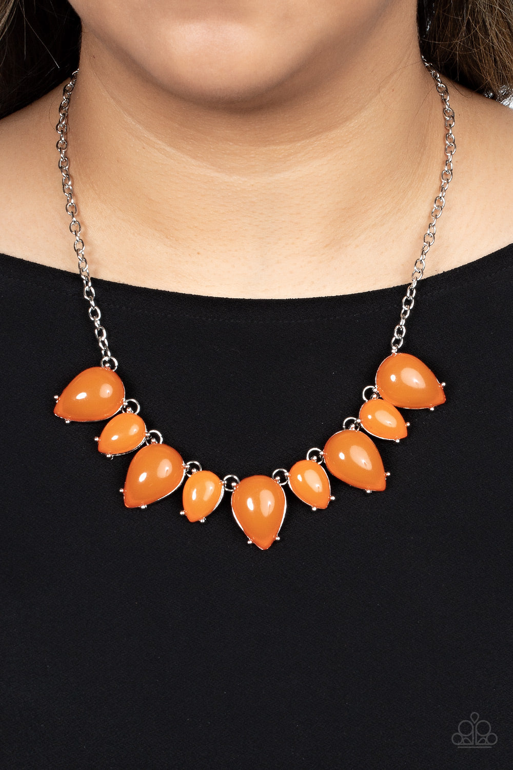 Paparazzi Necklaces - Pampered Poolside - Orange