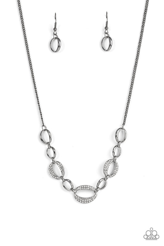 Paparazzi Necklaces - The Only Game in Town - Black
