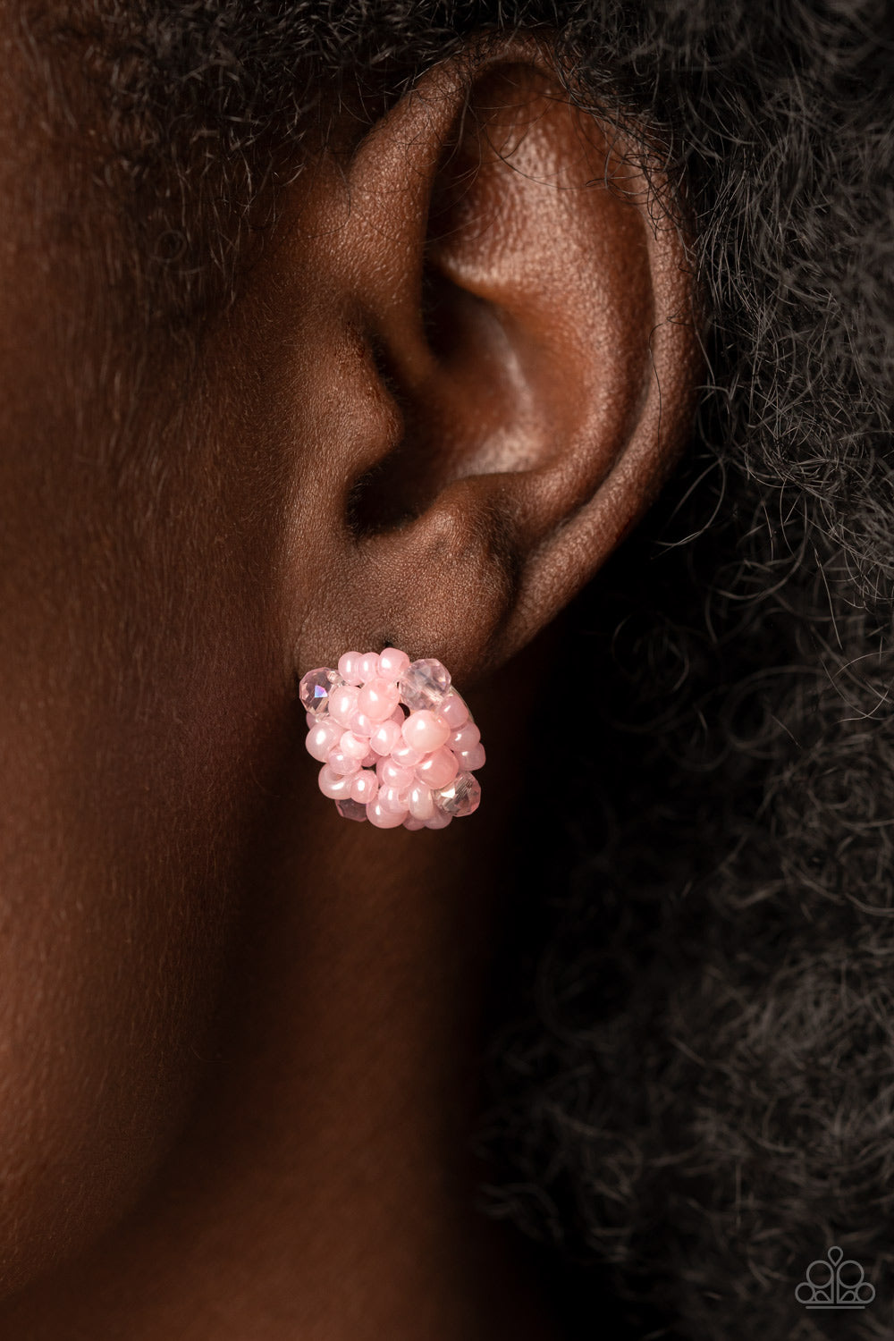 Paparazzi Earrings - Bunches of Bubbly - Pink