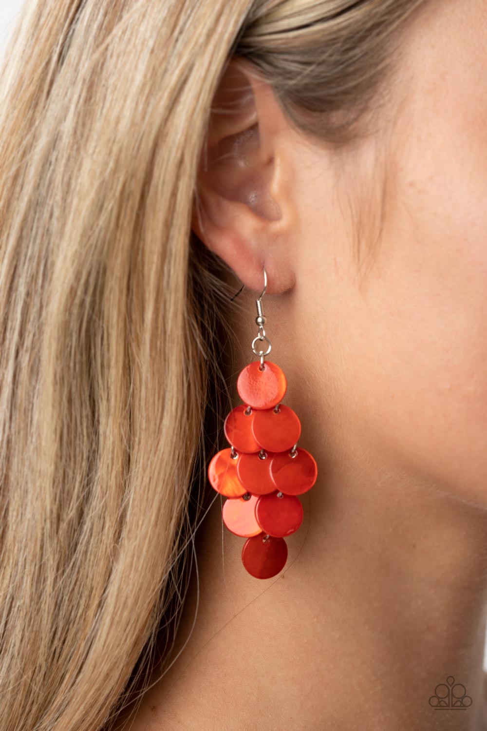 Paparazzi Earrings - Tropical Tryst - Orange