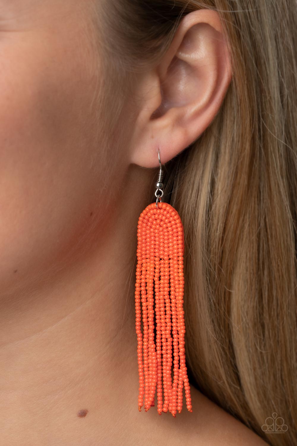 Paparazzi Earrings - Right as Rainbow - Orange