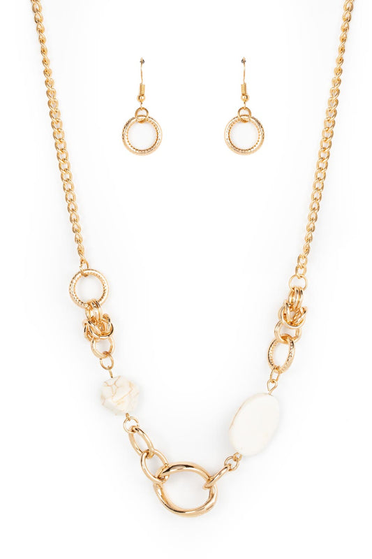 Paparazzi Necklaces - Sonoran Solo - White