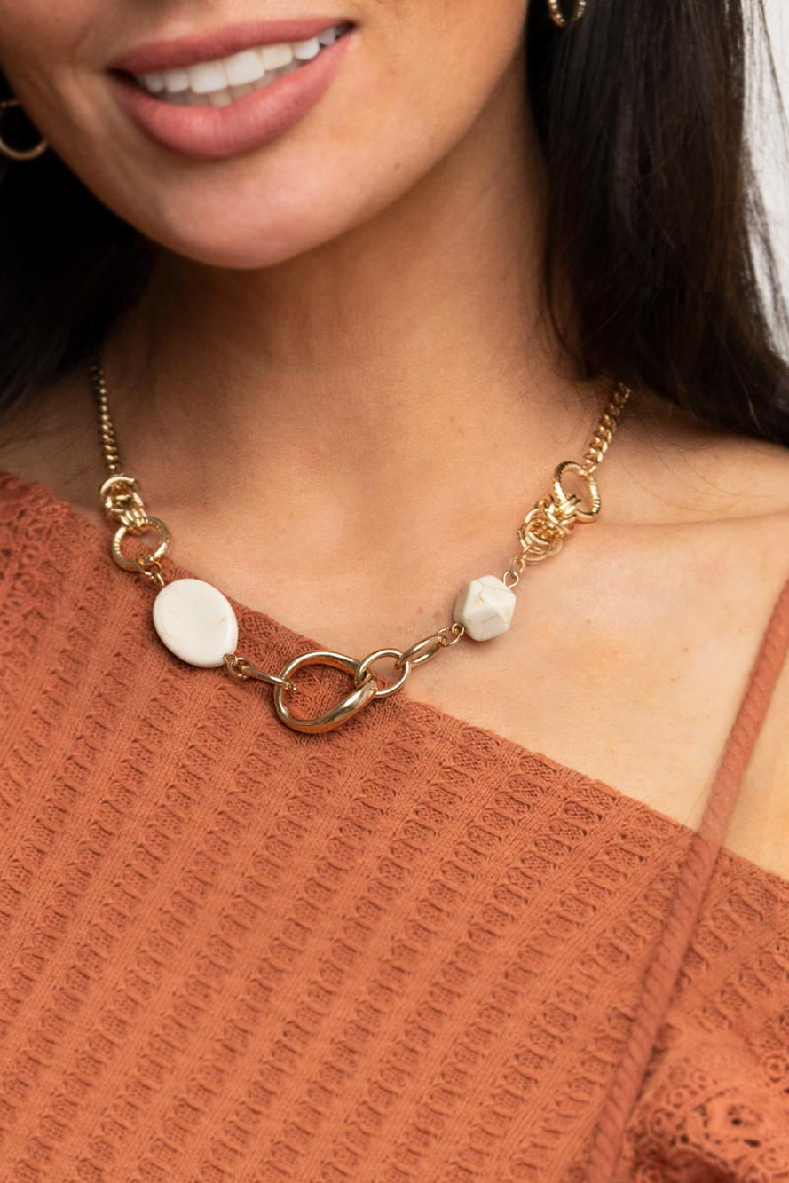 Paparazzi Necklaces - Sonoran Solo - White