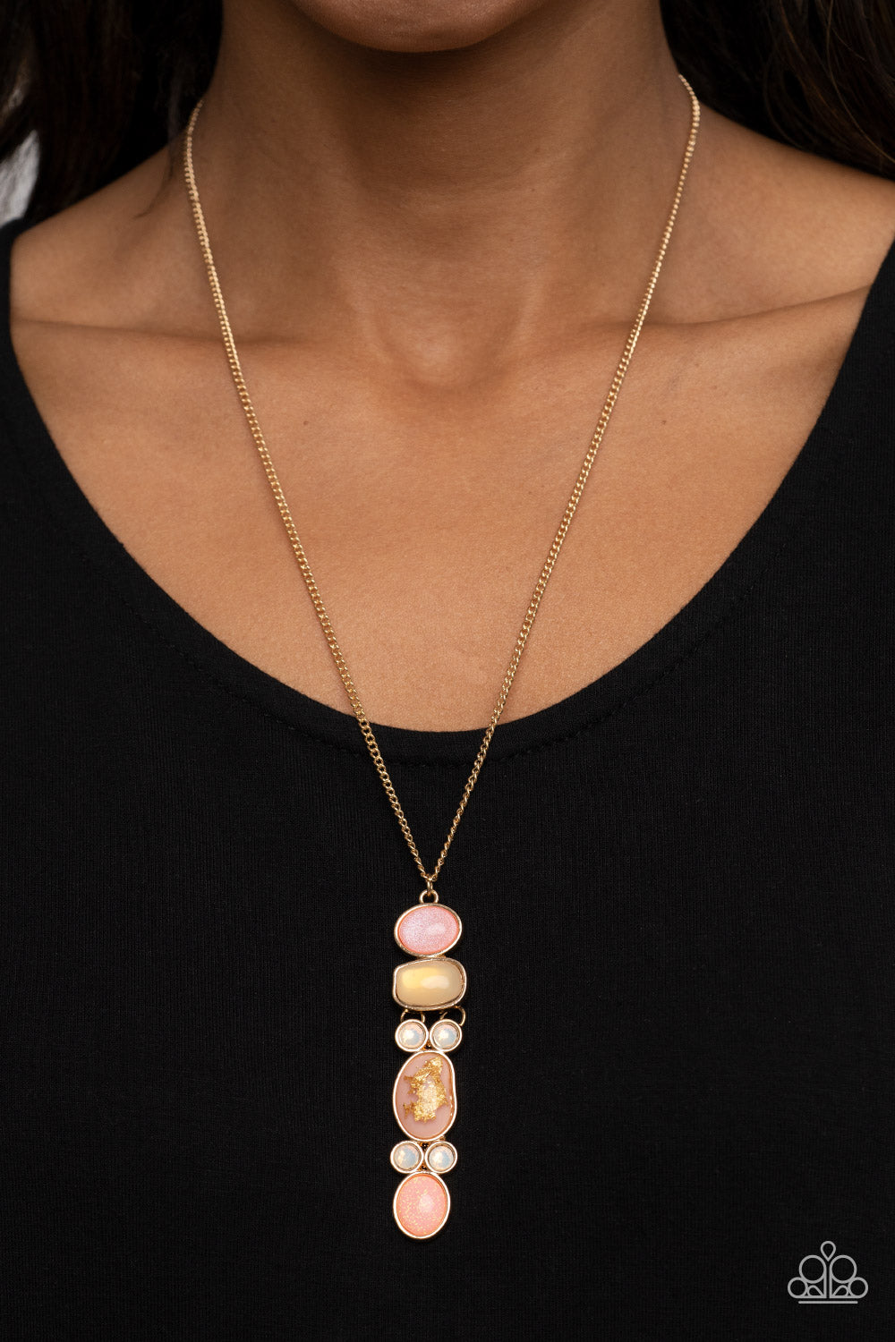 Paparazzi Necklaces - Totem Treasure - Pink