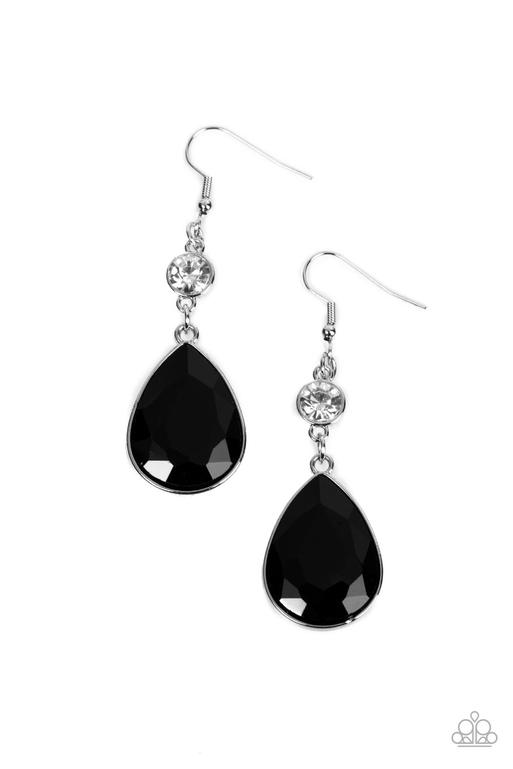 Paparazzi Earrings - Smile for the Camera - Black