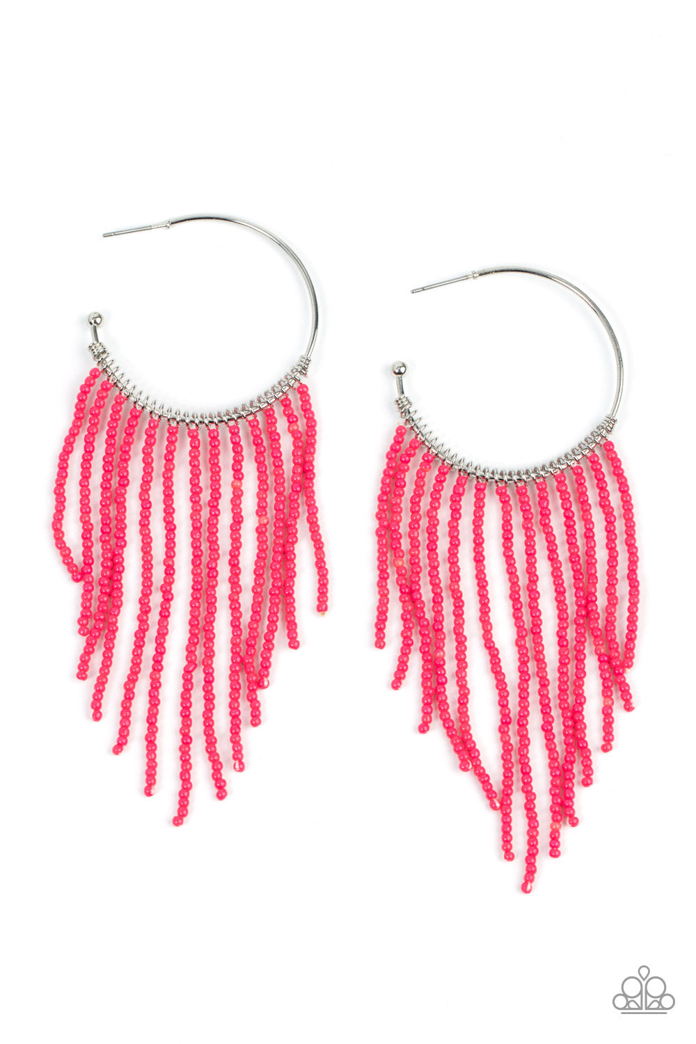 Paparazzi Earrings - Saguaro Breeze - Pink