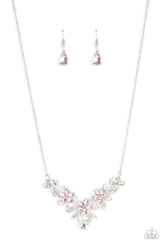 Paparazzi Necklaces - Floral Fashion Show - Pink