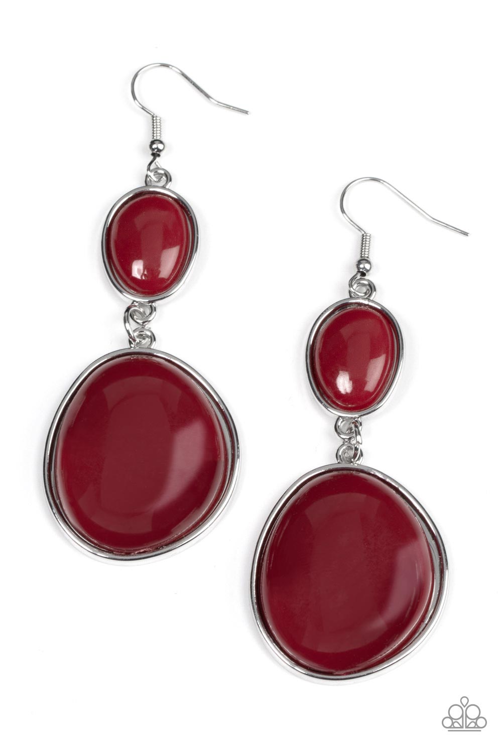 Paparazzi Earrings - Soulful Samba - Red