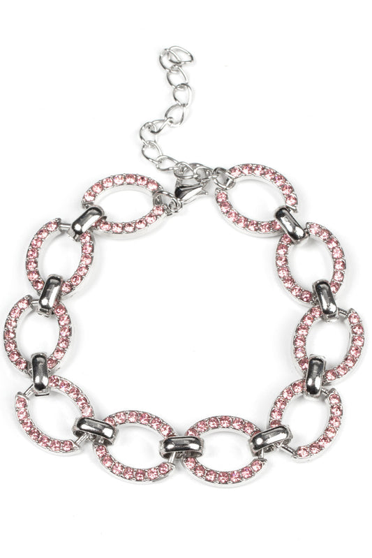 Paparazzi Bracelets - Date Night Debonair - Pink