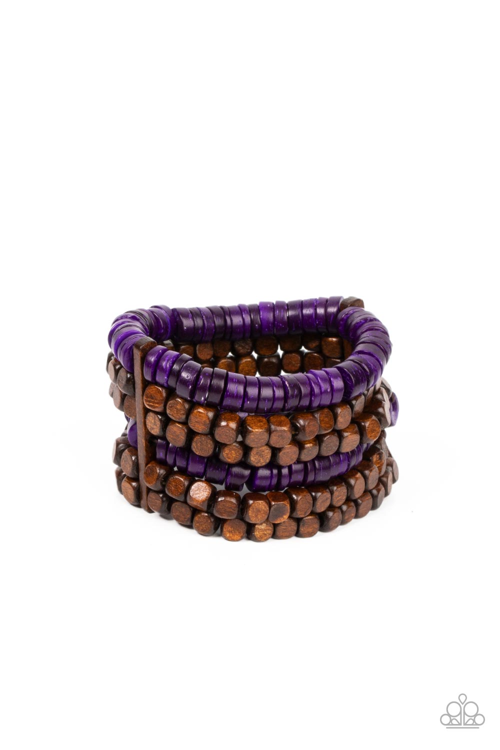 Paparazzi Bracelets - Fiji Fiesta - Purple