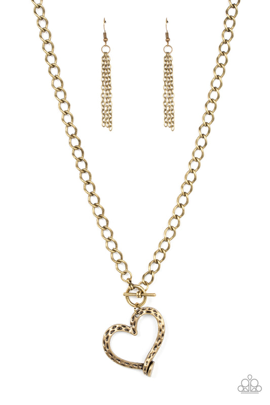Paparazzi Necklaces - Reimagined Romance - Brass