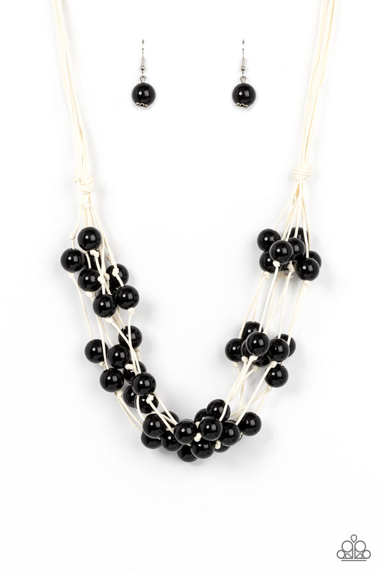 Paparazzi Necklaces - Yacht Catch - Black