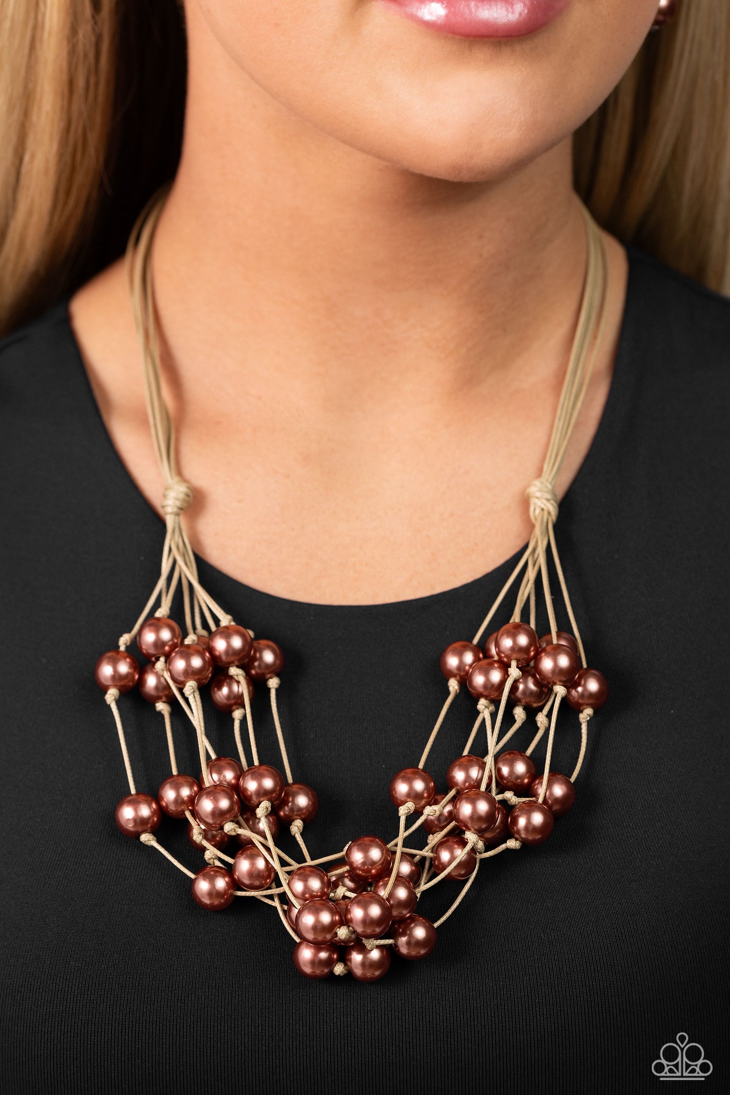 Paparazzi Necklaces - Yacht Catch - Brown