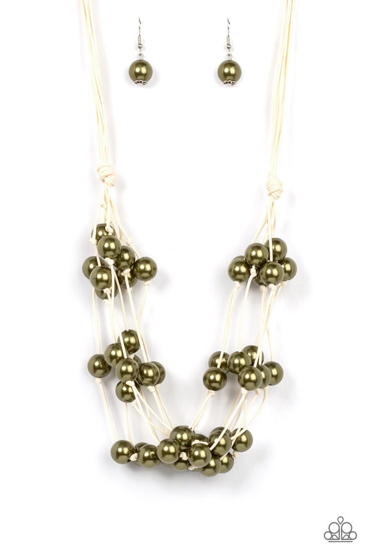 Paparazzi Necklaces - Yacht Catch - Green