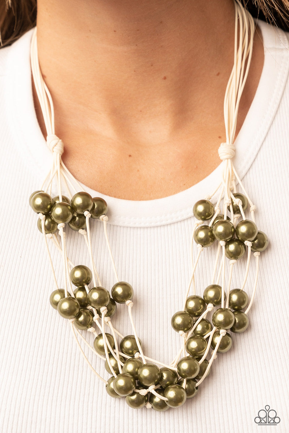Paparazzi Necklaces - Yacht Catch - Green