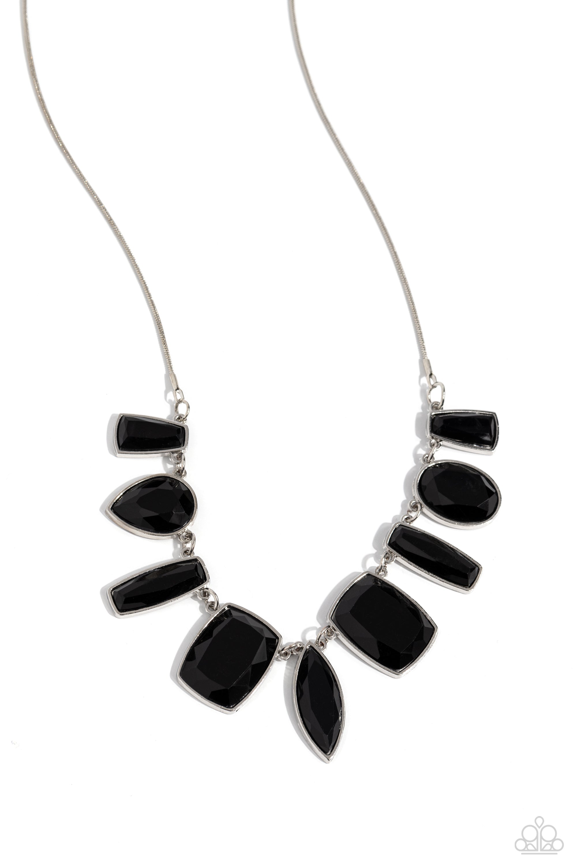 Paparazzi black hot sale stone necklace