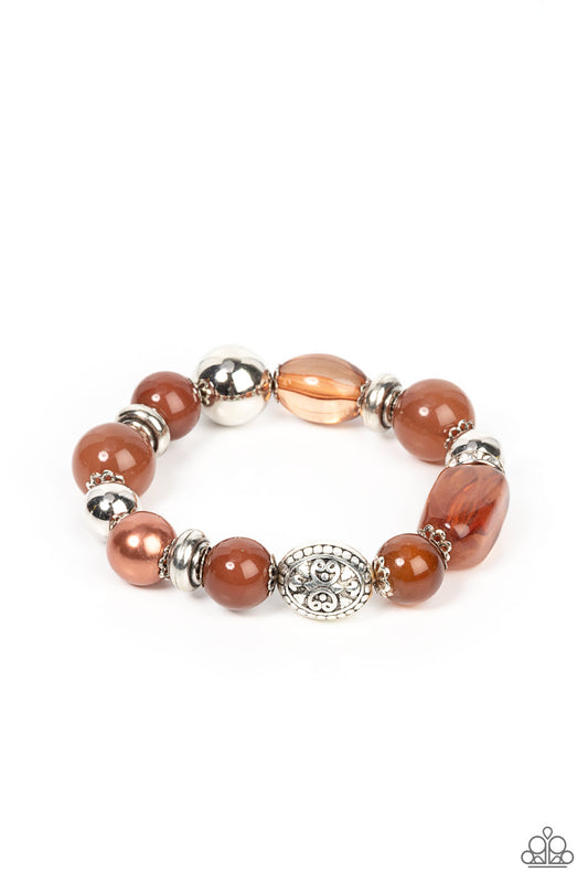 Paparazzi Bracelets - Tonal Takeover - Brown