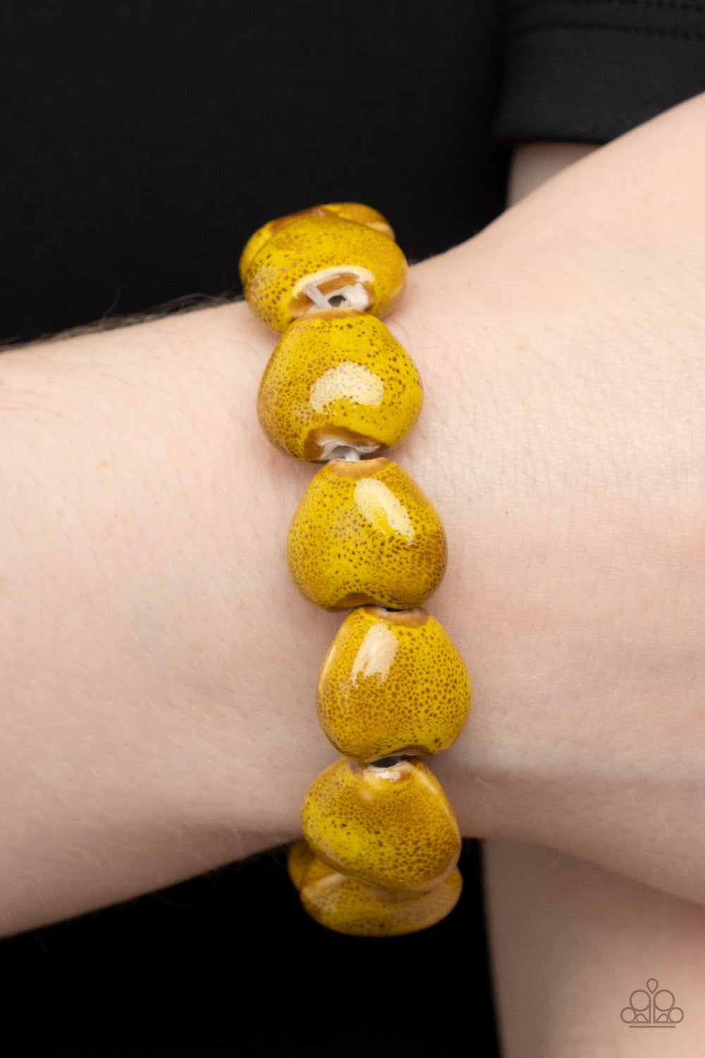 Paparazzi Bracelets - Glaze a Trail - Yellow
