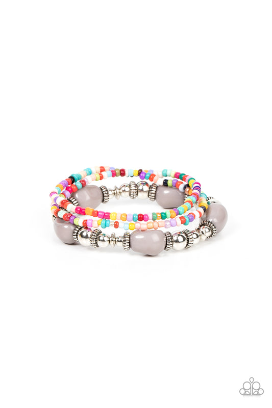 Paparazzi Bracelets - Confidently Crafty - Silver