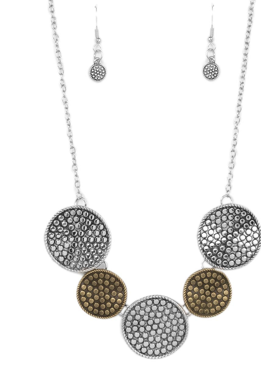 Paparazzi Necklaces - Self Disc-overy - Multi