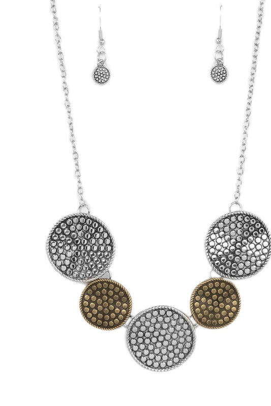 Paparazzi Necklaces - Self Disc-overy - Multi