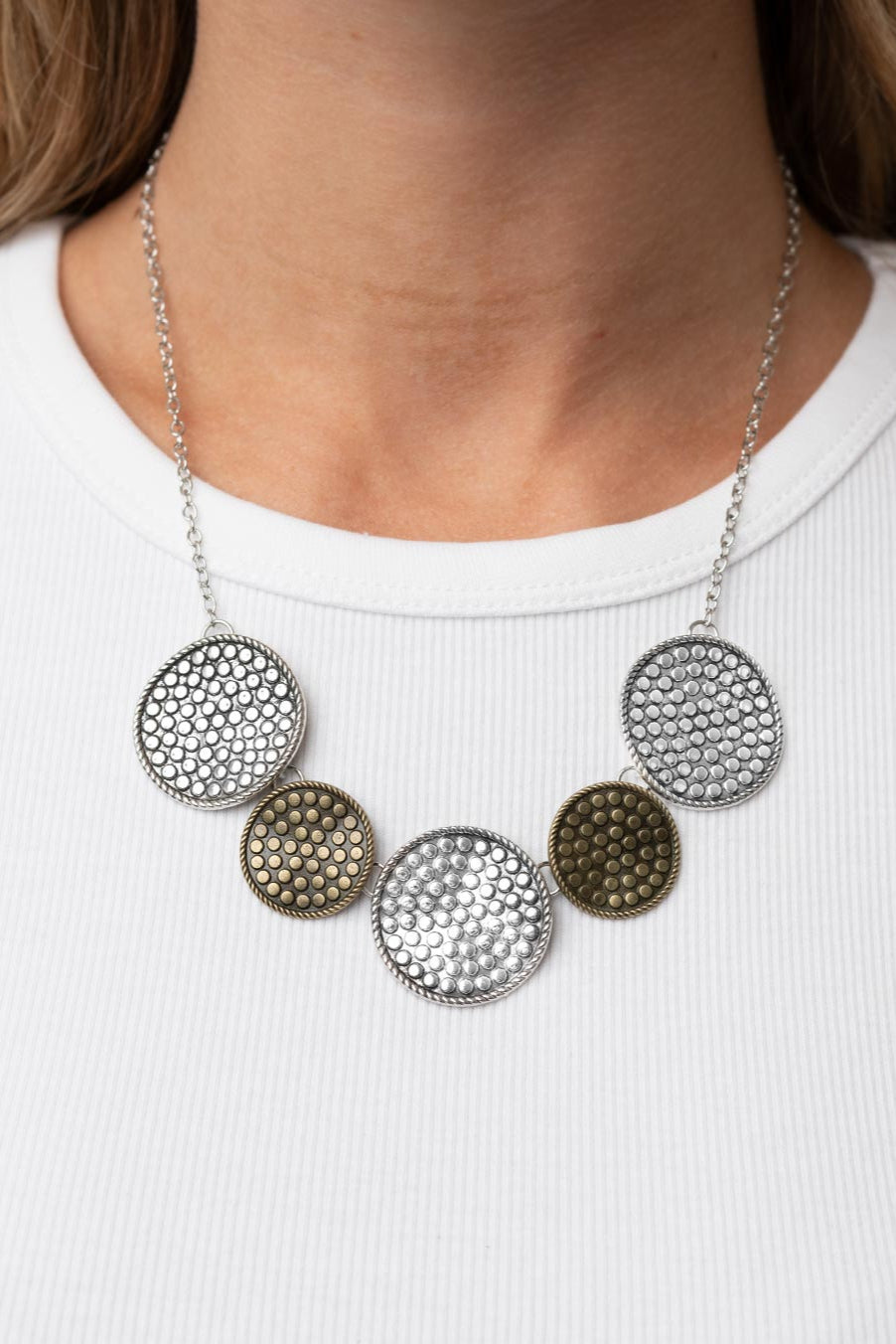 Paparazzi Necklaces - Self Disc-overy - Multi
