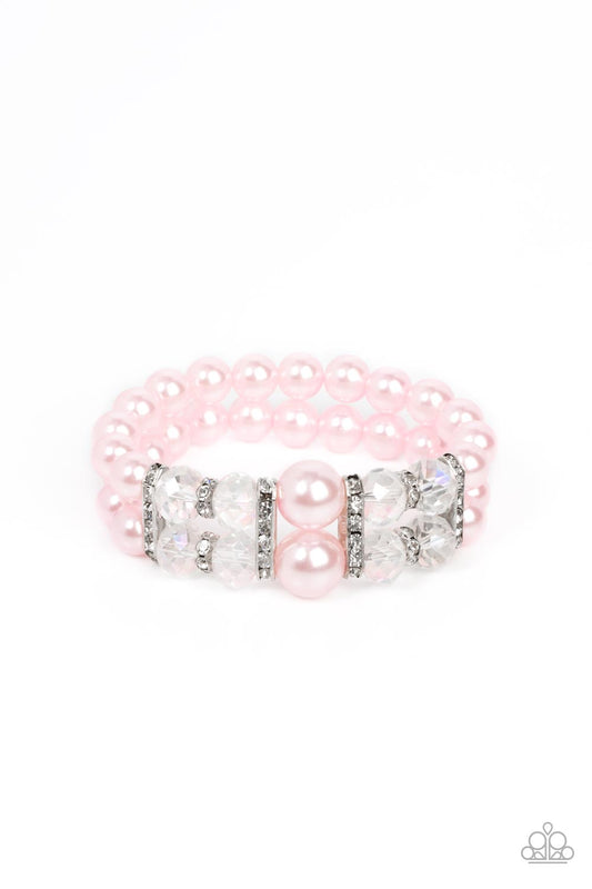 Paparazzi Bracelets - Timelessly Tea Party - Pink