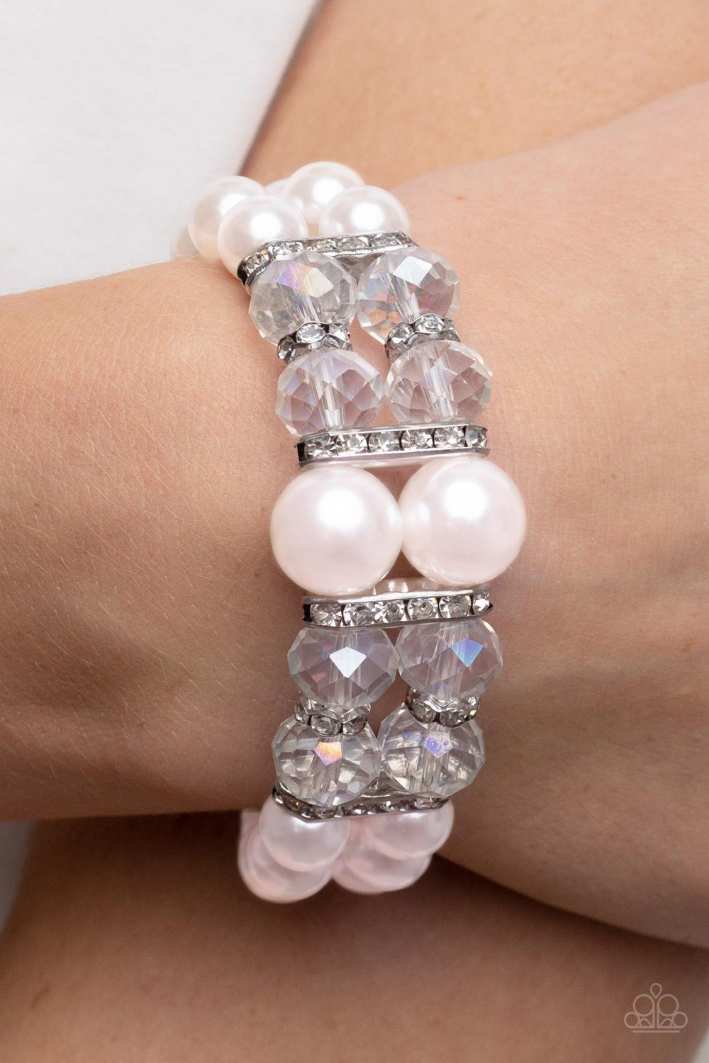 Paparazzi Bracelets - Timelessly Tea Party - Pink