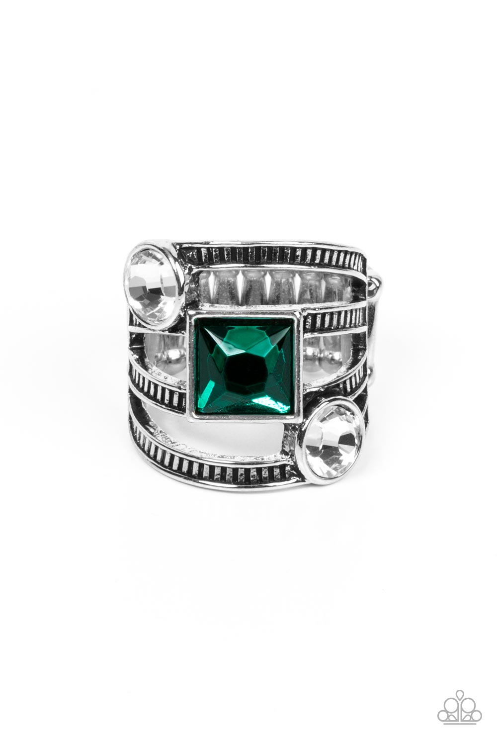 Paparazzi Rings - Galactic Governess - Green