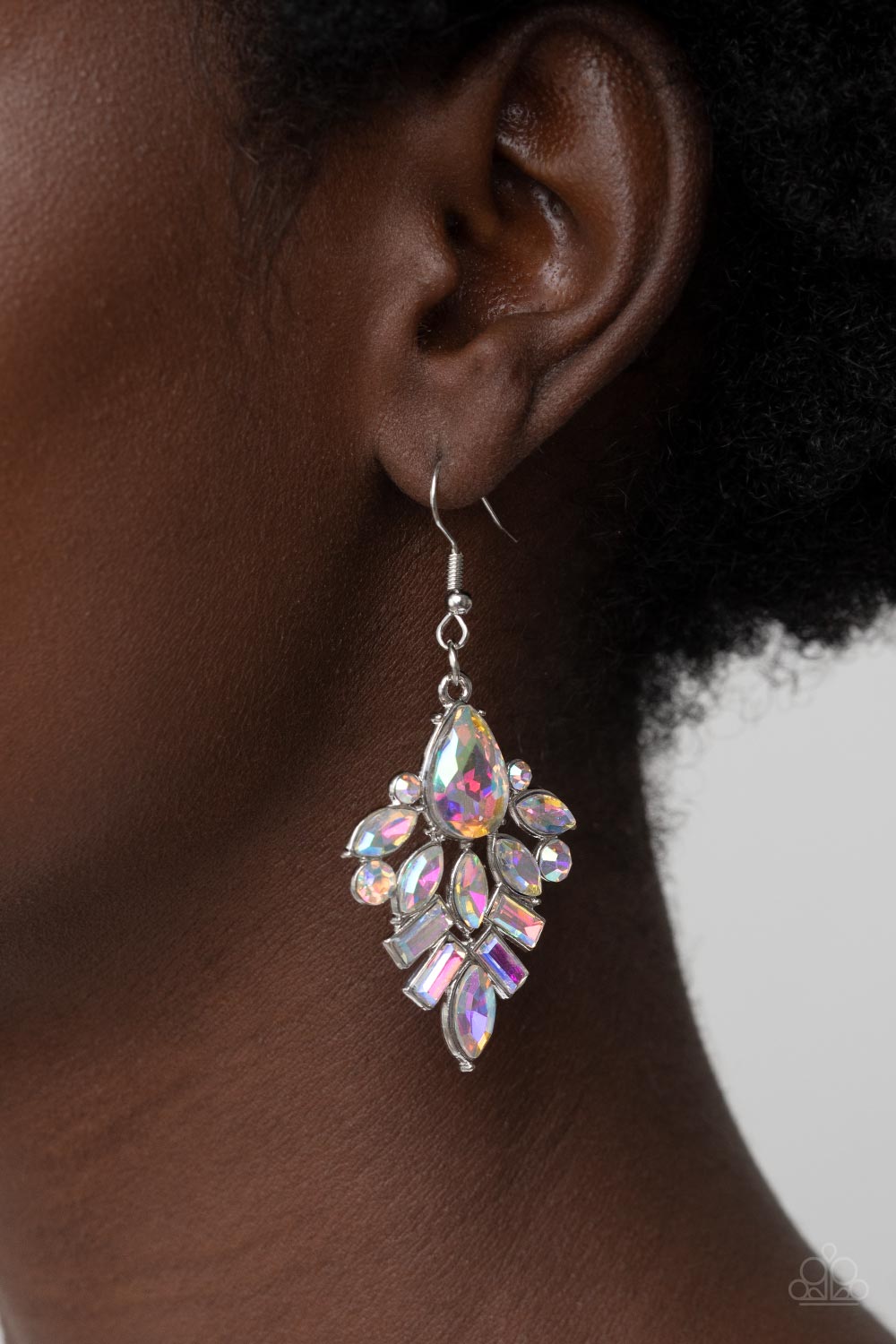 Paparazzi Earrings - Stellar-escent Elegance - Multi