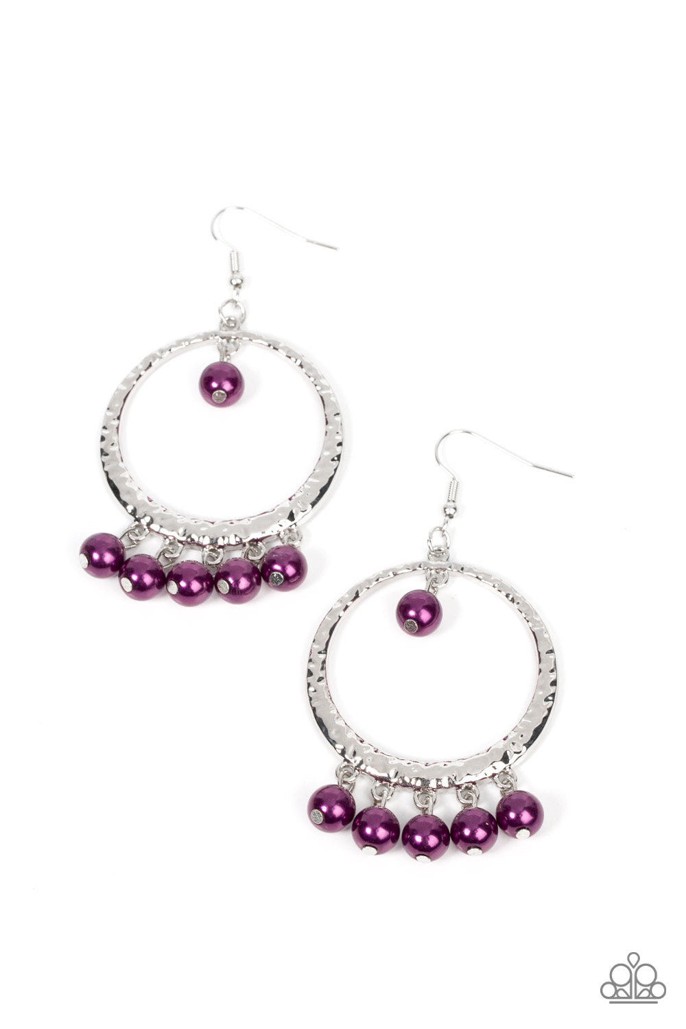 Paparazzi Earrings - Luscious Luxury - Purple