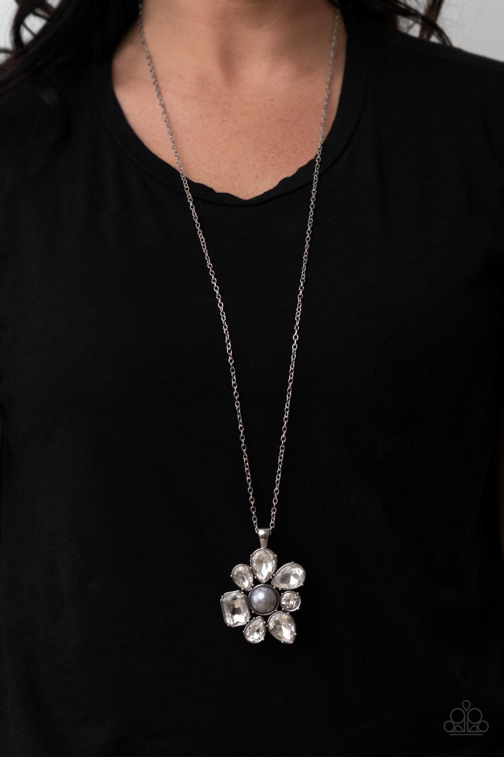 Paparazzi Necklaces - Bloom Shaka-Laka - Silver